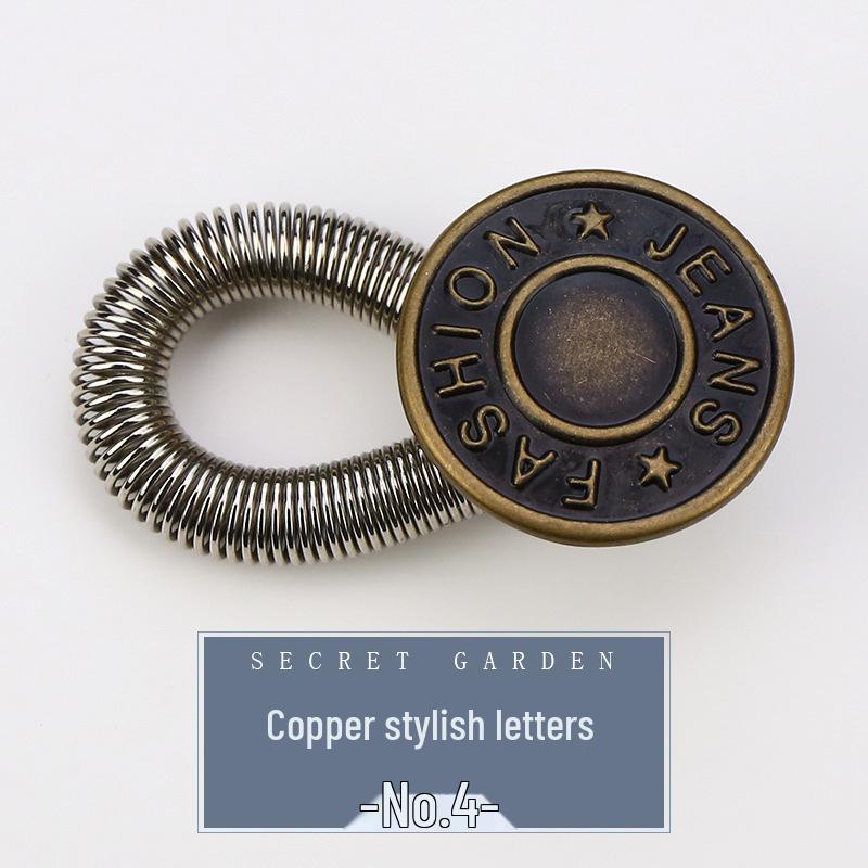 Adjustable No-Sew Waist Extender Button
