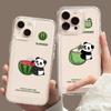 Panda Mobile Phone Case Is Suitable for Apple 11 Small Fresh Iphone11promax Summer Watermelon 11 Cute Fruit 11