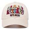 Retired Embroidered Baseball Cap Outdoor Soft Top Cap Casual Hip Hop Daddy Style Retirement Cap