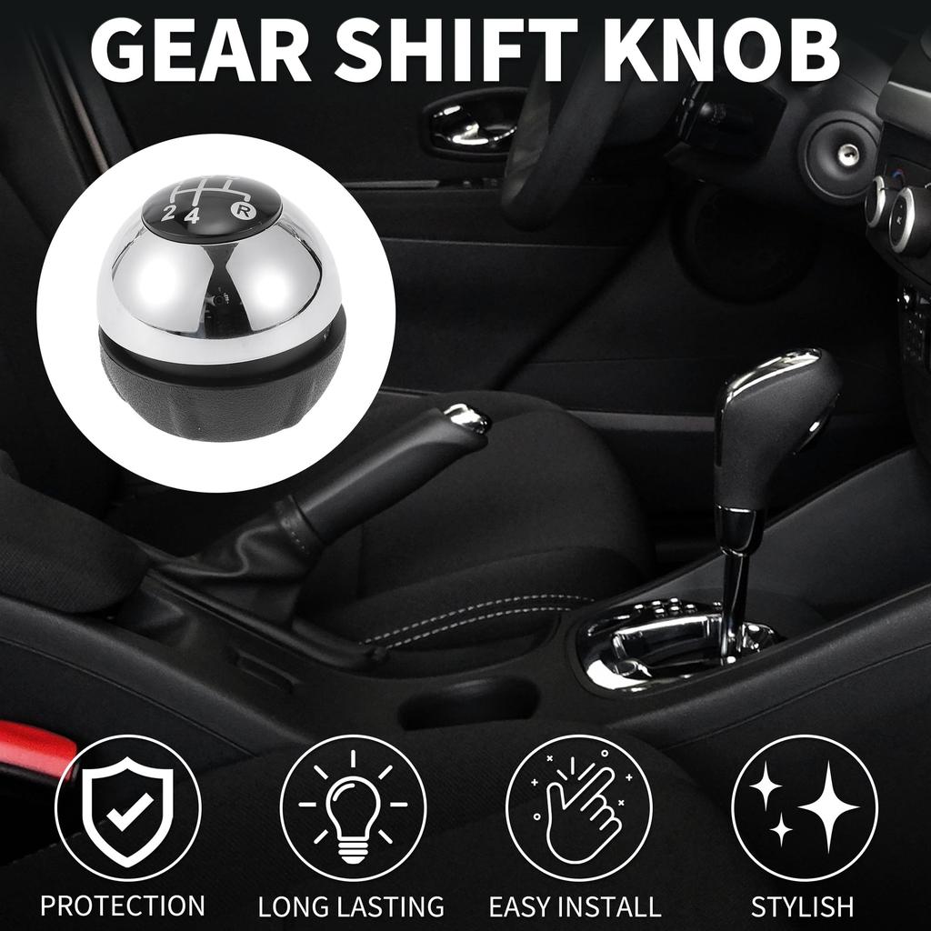 TUCKBOLD Manual Gear Shift Knob for Fiat 500C Ergonomic Design 5-Speed 2007-2015 (1pc)