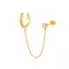 Schicke Ohrklemmen mit Quasten für nicht durchstochene Ohren Elegant und Modisch Zarte Vielseitige Statement Schmuck Accessoires Für Frauen
