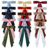 Women Elegant Bow Ribbon Hair Clip Fashion Solid Satin Clips Simple Bowknot Hairpins Barrettes Hair Accessories for Girls