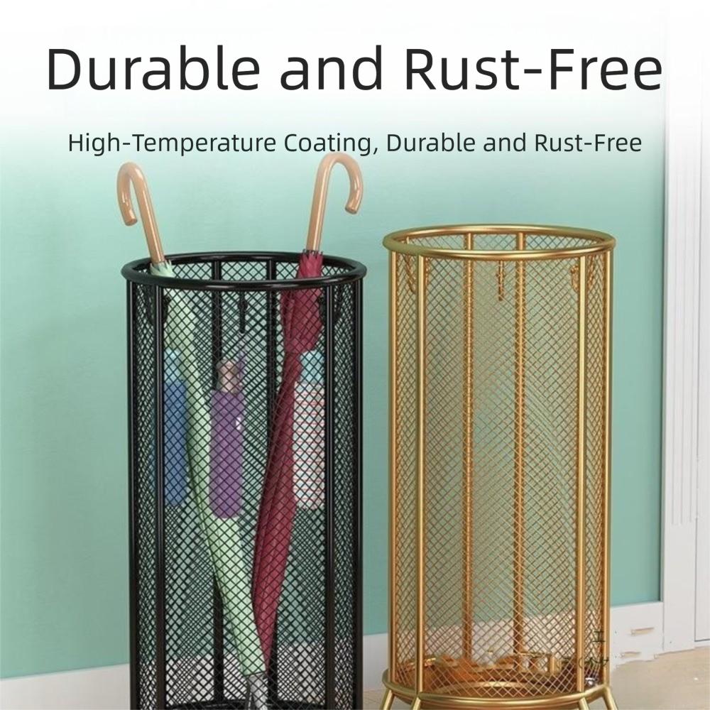 Drainage Design Umbrella Barrel Stand Type Storage Rack New Umbrella Holder  Home Entrance