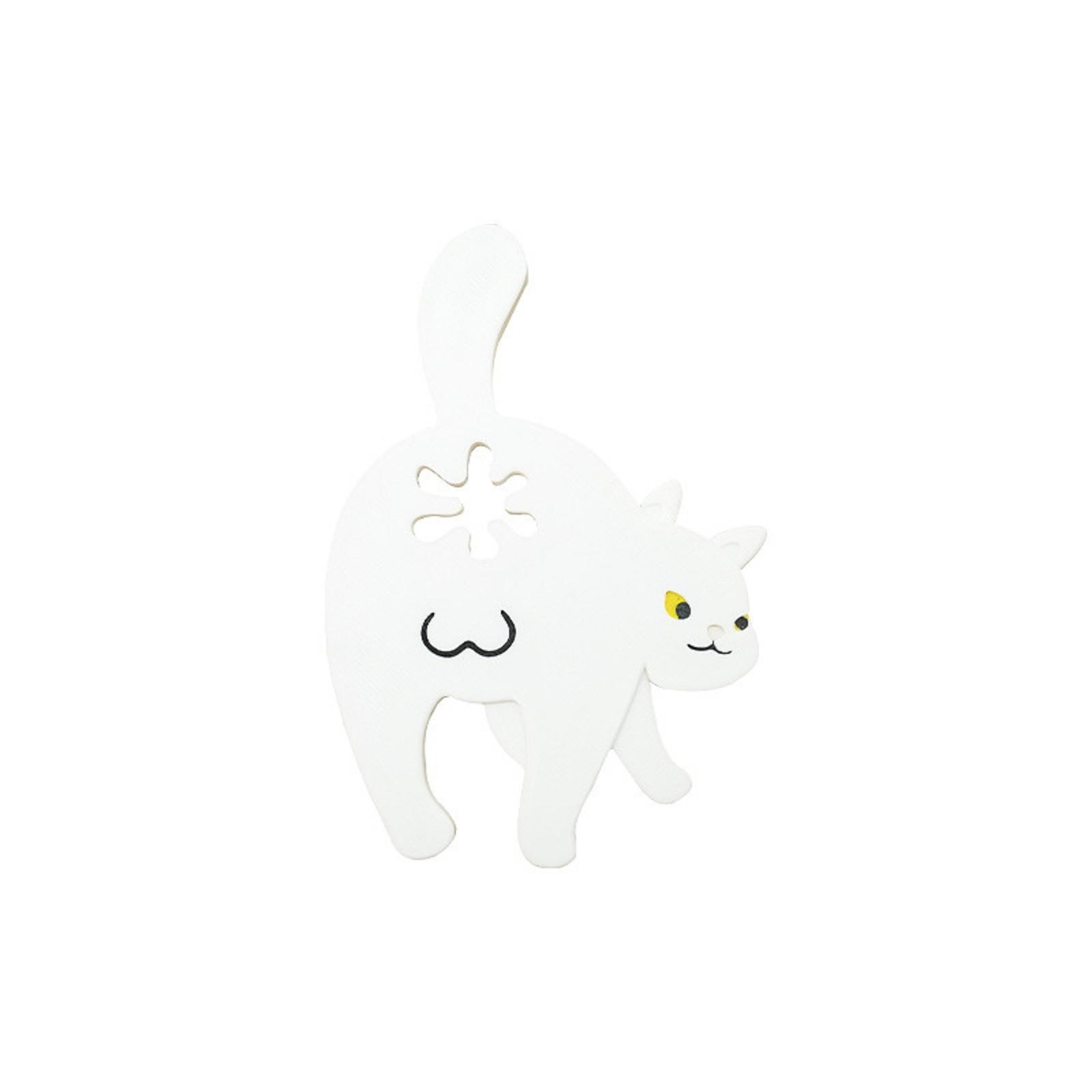 

Кухонный креативный зажим в виде кошачьей попки, пластиковый зажим для запечатывания продуктов, милый кошачий зажим для запечатывания пакетов для хлеба One Size