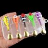 Durable 3D Printed Zinc Alloy Fishing Lures With 360 Degree Rotating Glitter Perfect For Freshwater Saltwater Fishing