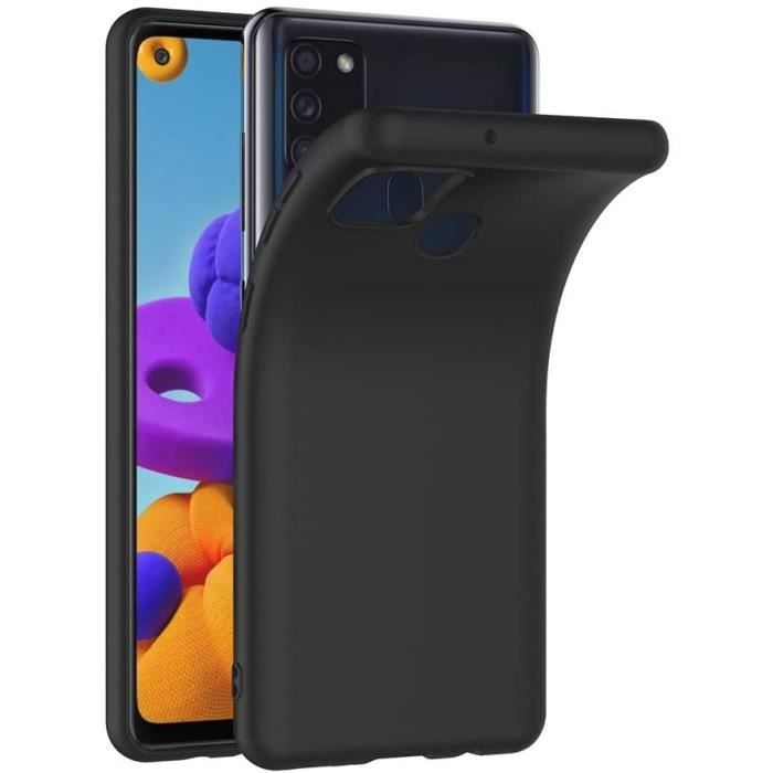 Case - LittleMonkey - Samsung Galaxy A21s - Silicone - Flexible - Black