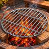 Stainless Steel Grill Grate Straight-Bar Circular Grill Grate Polished Finish Stainless Steel Grilling Rack