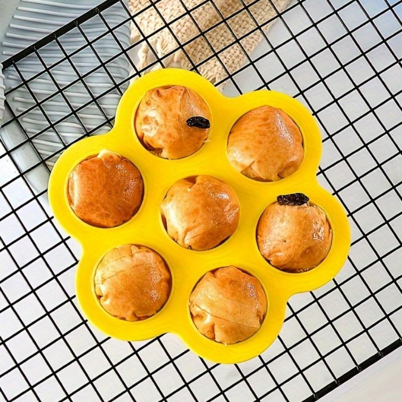 Colorful Popsicle Mold 7-Cavity Silicone Ice Cream Mold DIY Fruit Shake Maker with Handles and Tray Food Grade for Family Fun