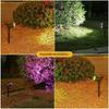 Solar Garden Spotlights Waterproof Adjustable Head Yard Lawn Landscape Lighting