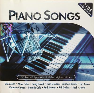 CD VARIOUS - Piano Songs 5050467186323 Warner Music In 2004 Singapore Rock Used