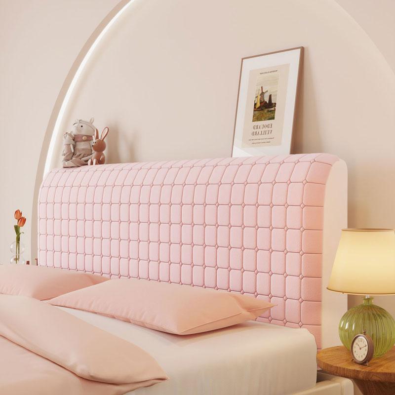Headboard Cover Queen Size, Stretch Velvet Head Board Slipcover, Dustproof Bed Head Cover For Upholstered Headboard