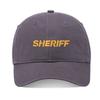 Casquette de Baseball Lyprerazy Shérif Militaire Unisexe Broderie Casquette de Baseball Coton Lavé Brodé Casquette Réglable