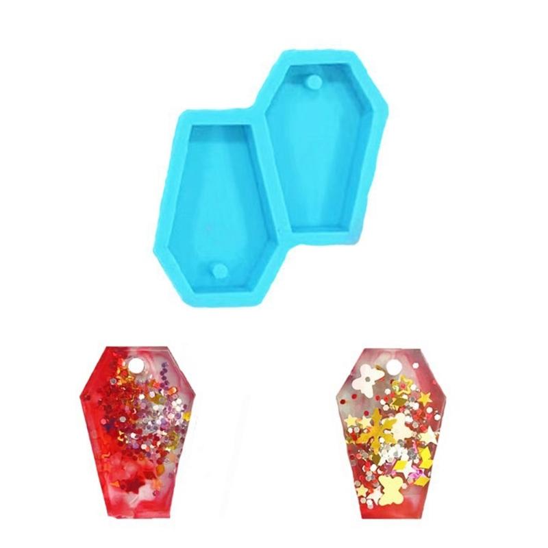 Moon Pentagram Round Earring Silicone Mold Suitable for Epoxy Resin Diy Craft Backpacks Pendant Ornament Jewelry Making