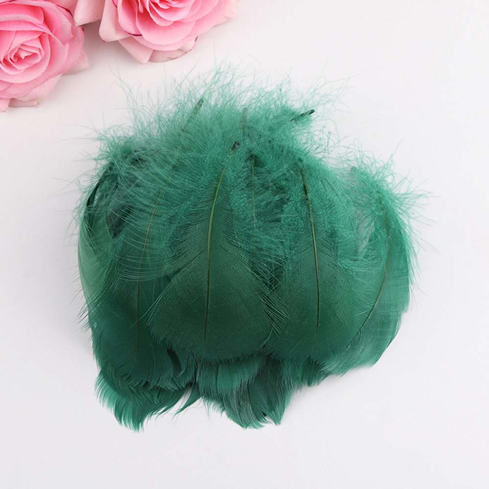 Goose Feather 6cm~11cm For Beautiful Decoration Handicraft Gift Box DIY 50/100/150pcs Colorful Goose Feathers