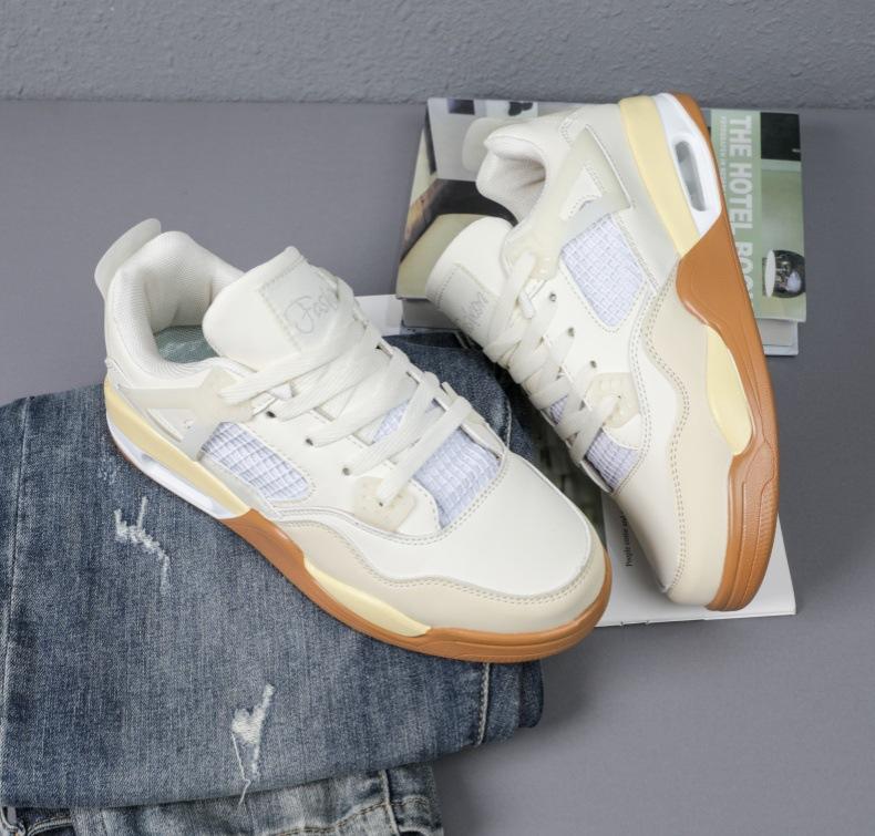 Sneakers Women's Autumn and Winter New Versatile Thick-soled Heightening Girls' Shoes Casual and Lightweight Men's Shoes