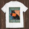 That's What I Do I Read Books I Drink Wine And I Know Things Lucky Cat Retro Gift for Her Top Tee T Shirt C597