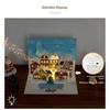 Holiday Greeting Card Set with Music, 3D Christmas Village Scene Card for Family Mail, Indoor Display, and Seasonal Home Use