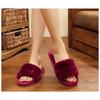 Ladies, warm shoes, soft, indoor slippers, plush cotton slippers