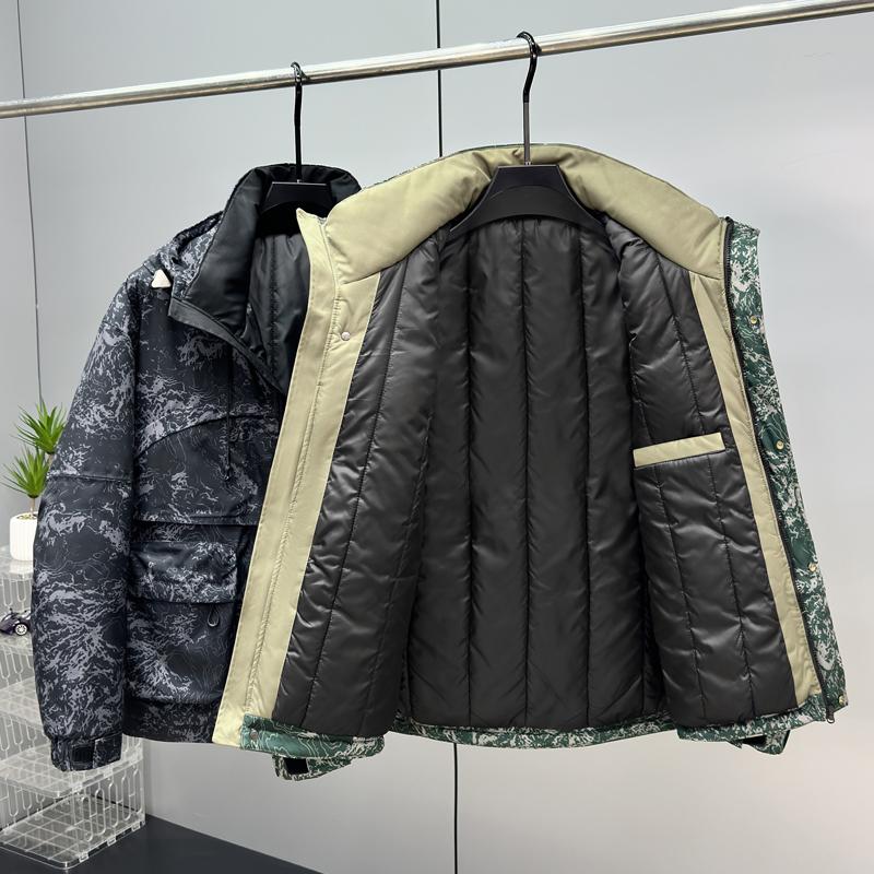 Plus Size 5XL-11XL Fashion Men's Oversize Parkas Winter Coat Hooded Casual Loose Thick Warm Outerwears Men Jackets