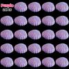 24pcs Seashell Candy Boxes Pastel Pink Turquoise Purple Blue White Wedding Birthday Beach Party Favor Candy Containers Box Decor