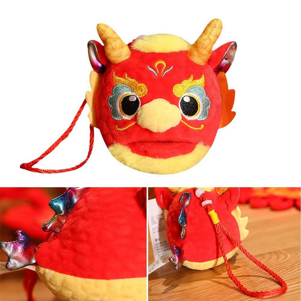 

Зодиакальная мягкая кукла, кулон, 12 см, кукла-талисман, подарки, плюшевый кулон с драконом для детей