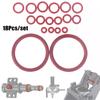 18pcs O-Ring Seal Kit Silicone Gasket For Coffee Machine Brewing Group Spout Connector Kitchen Accessories