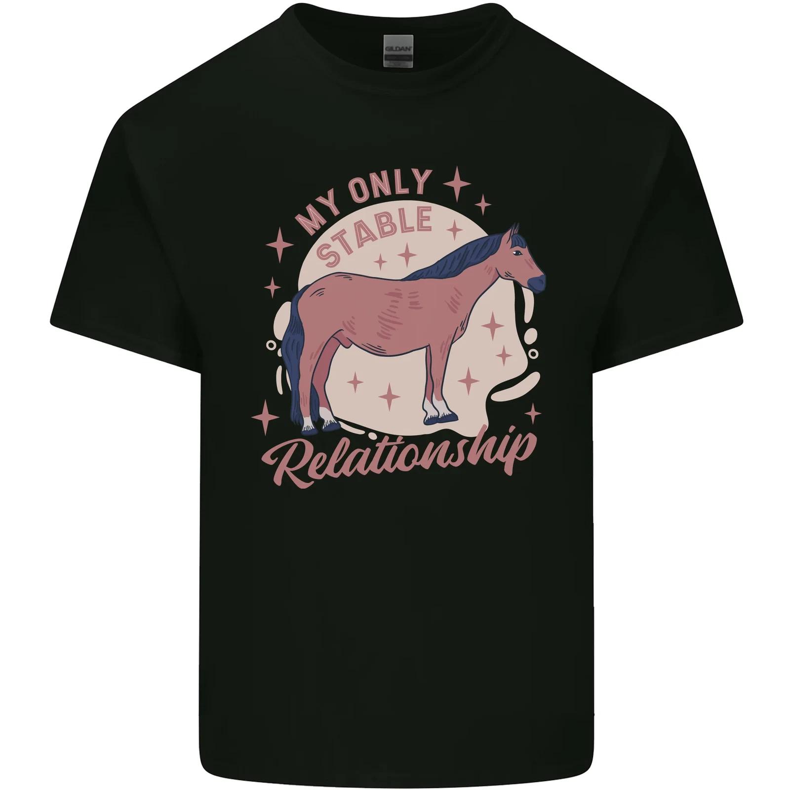 

Horse My Only Stable Relationship Equestrian Kids T-Shirt Childrens 4XL