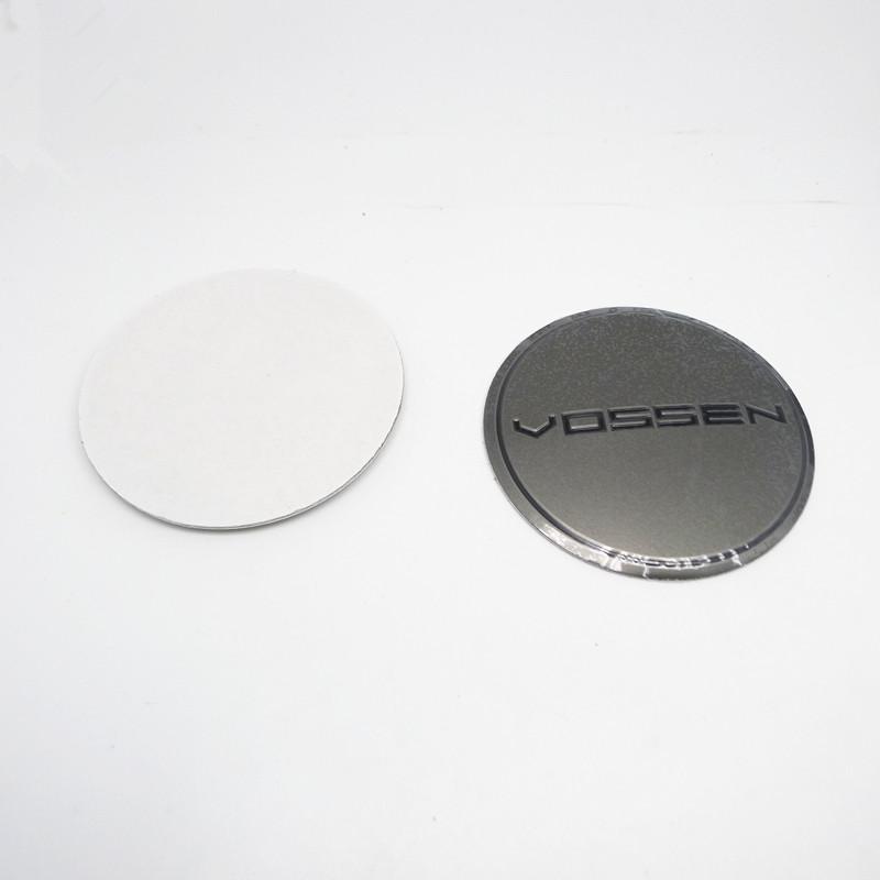 4pca 45mm 50mm 56mm 60mm 65mm Vossen Wheel Cap Sticker Emblem Badge Car Rim Decal