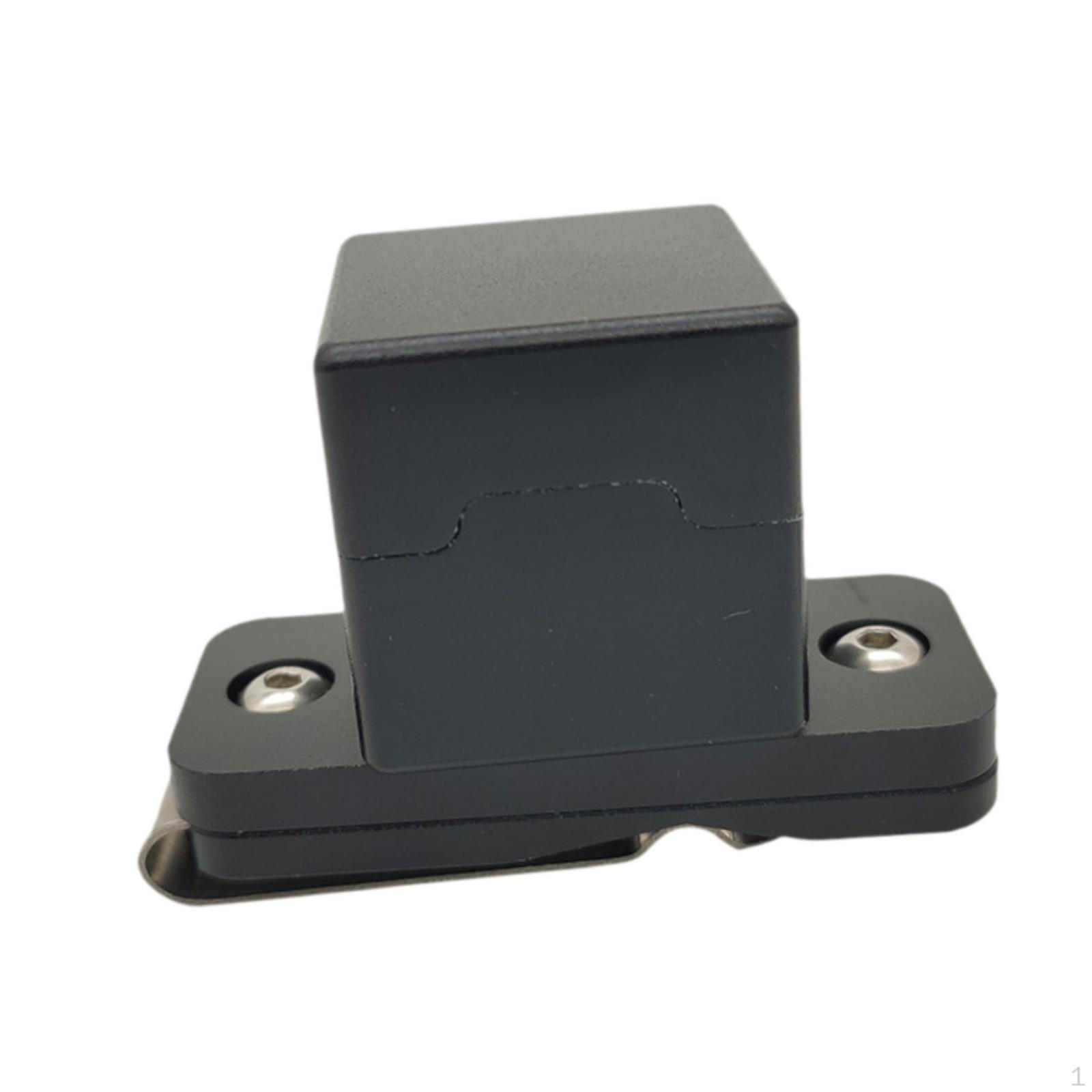 

Держатель для кия для пула, держатель для мела, бильярдная коробка, прочный алюминиевый мини-портативный многоцелевой инструмент для снукера чёрный