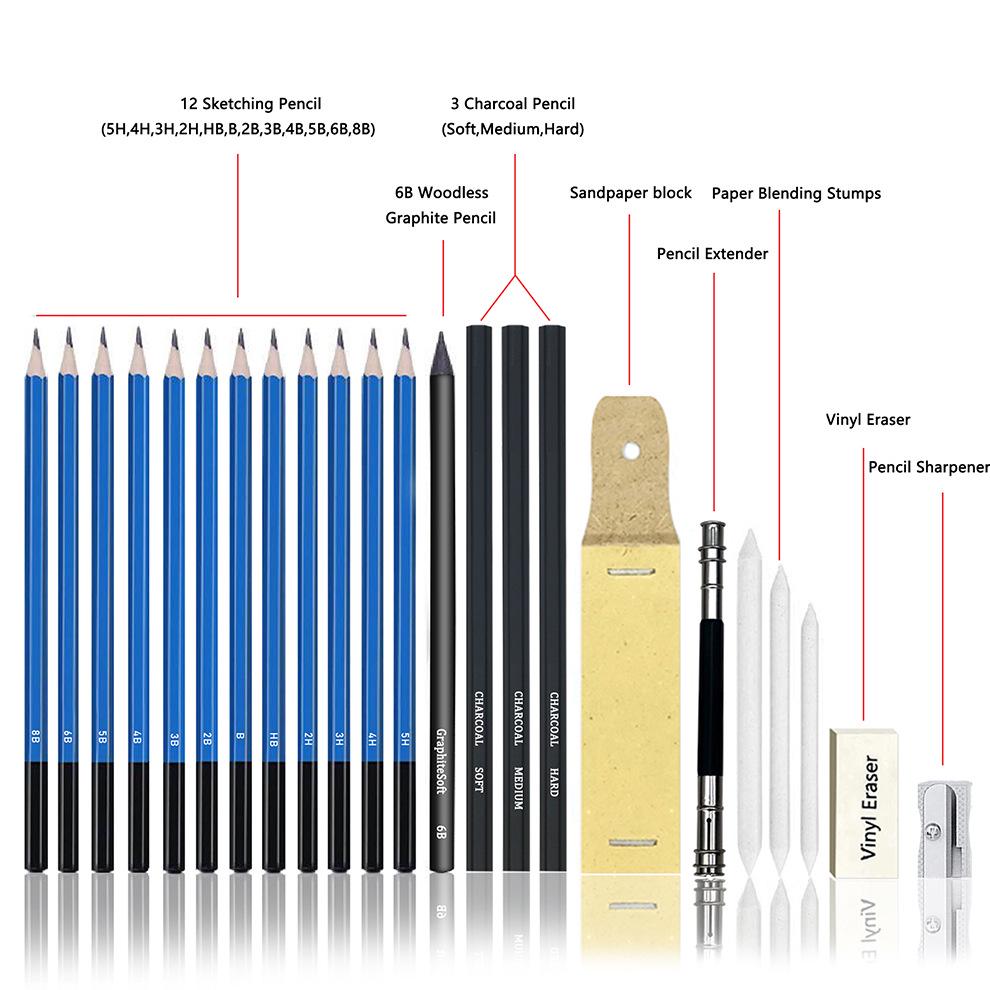 95-Piece Oil-Based Colored Pencil Set for Sketching and Drawing
