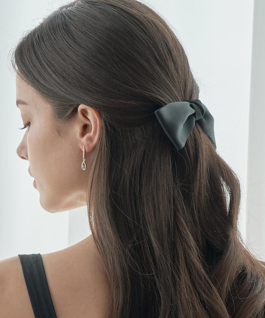 Ellejewelry Black Ribbon Hairpin Elhp004