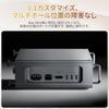 Ulanzi QT01 Aluminum Alloy Case for Mac Vertical Computer Case with Protective and Dustproof Storage Aluminum Mini and Portable for Mac Mini Pro Mini,