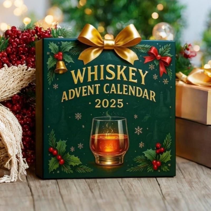 Whiskey Tasting Advents Calendar 2025 Feature 24 Miniature Bottle Designs Inspired From World Distilleries