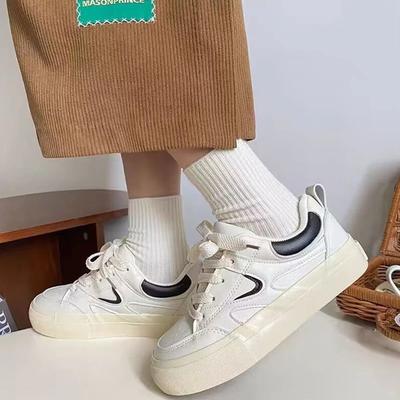 Spring Summer Casual Lace-up Flat Women's Shoes New Breathable Comfortable Walking Shoes Fashionable Running Sneakers
