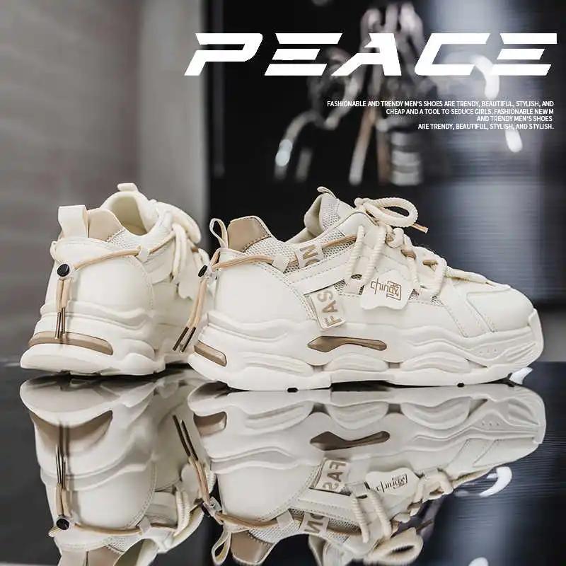 Tennis Sole Height Up Blue Boots Woven Sneakers 41 Tennis Mens Shoes Sports Runner Unusual Top Comfort Style Maker Due To