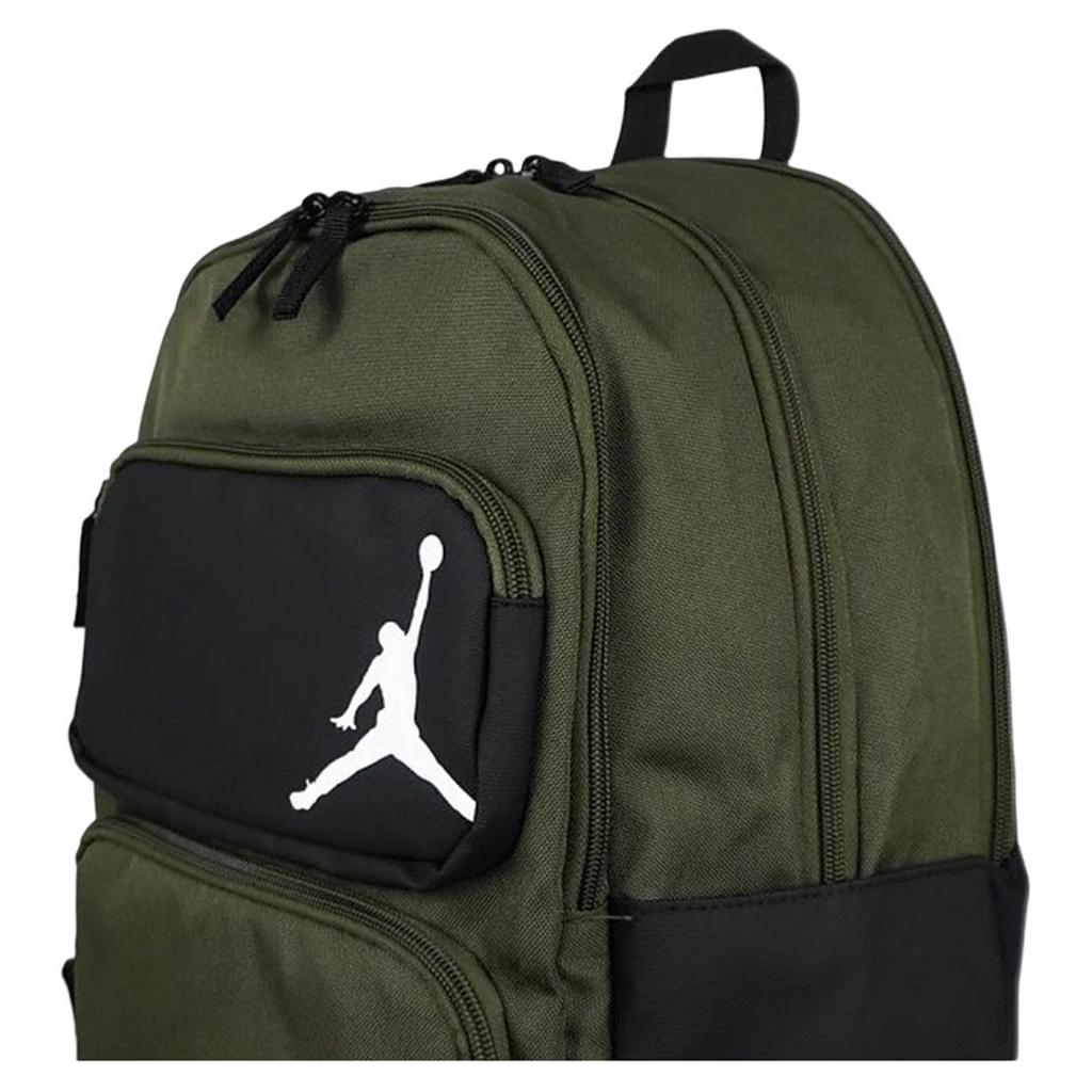 New Jordan Polyester Backpack Unisex Army Green HF7290-222