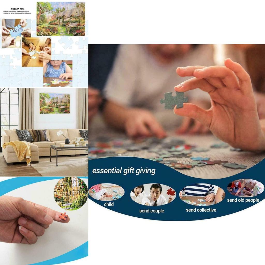 Adult Jigsaw Puzzle 1000 Pieces Paper Material Home Decor Friendship Activity Unique Gift Learning Inspiration