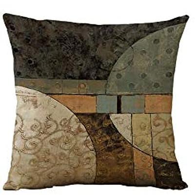 Pillow Cover Xcm Retro Geometric Decoration Design Living Room Abstract Pattern Printing Sofa Cushion Cover Creative