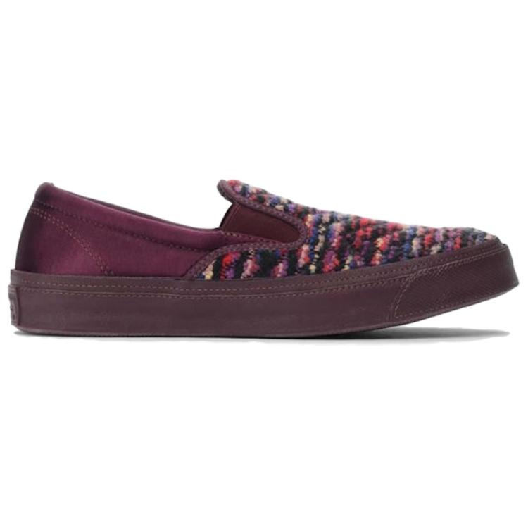 Missoni x Converse All Star Deckstar Slip Ox Burgundy Fig Męskie Sneakersy Czarne 151013C