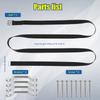 2Pcs Battery Tie Down Strap Kit Portable Battery Box Hold Down Strap Kit Wear Resistant RV Battery Hold Down Straps 2m