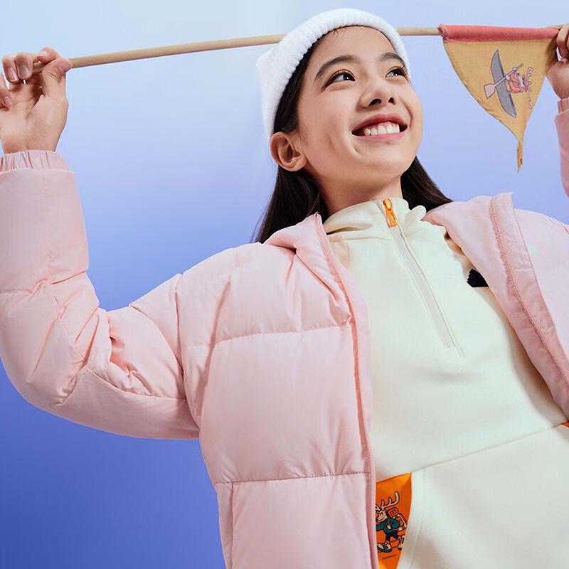 Adidas Girls' Winter Water-Repellent Down Jacket