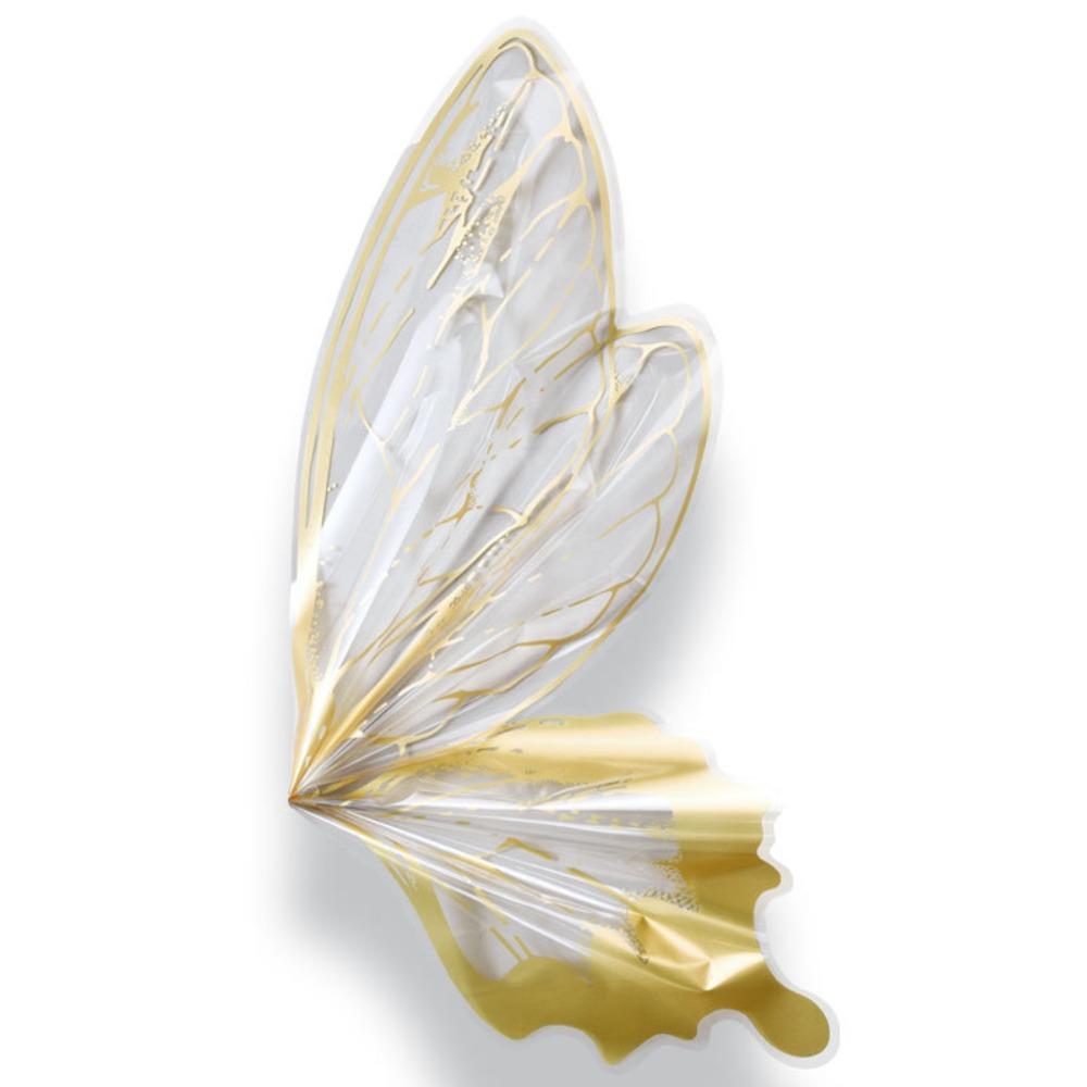 

Багатофункціональна одиночна сумка для букетів, прозора сумка для упаковки квітів для 20 комплектів весілля золотий