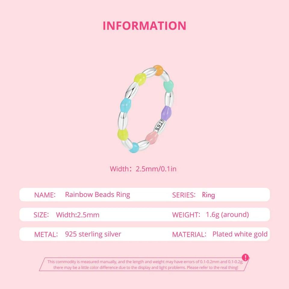 BAMOER 925 Sterling Silver Rainbow Heart Hoop Earrings Cute Dainty Candy Jewelry for Women Girls