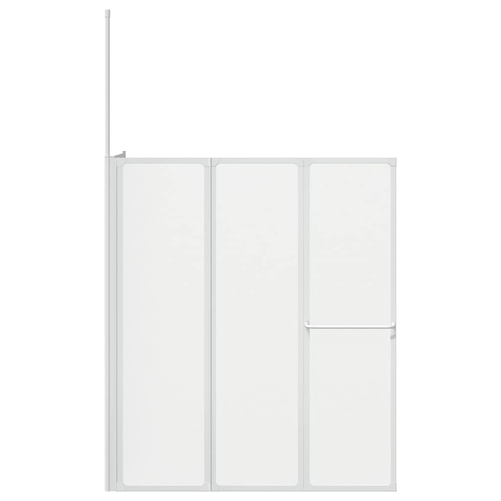 Vidaxl Duschwand, L-Form, 70x120x137 cm, 4 Panele, Faltbar