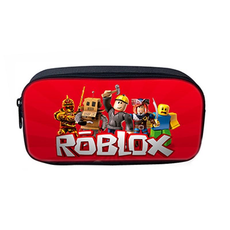 

Рюкзак Roblox большой вместимости с плавными двойными молниями для школы и путешествий PencilPouch-Red