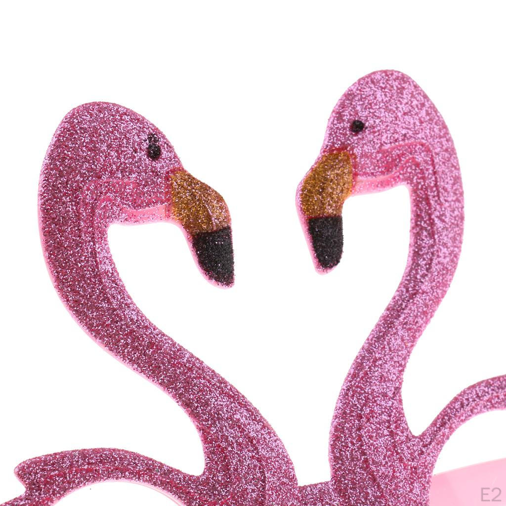 Novelty Tropical Cocktail Flamingo Sunglaess Kids Adult Eyeglasses Party Fancy Dress Accessory