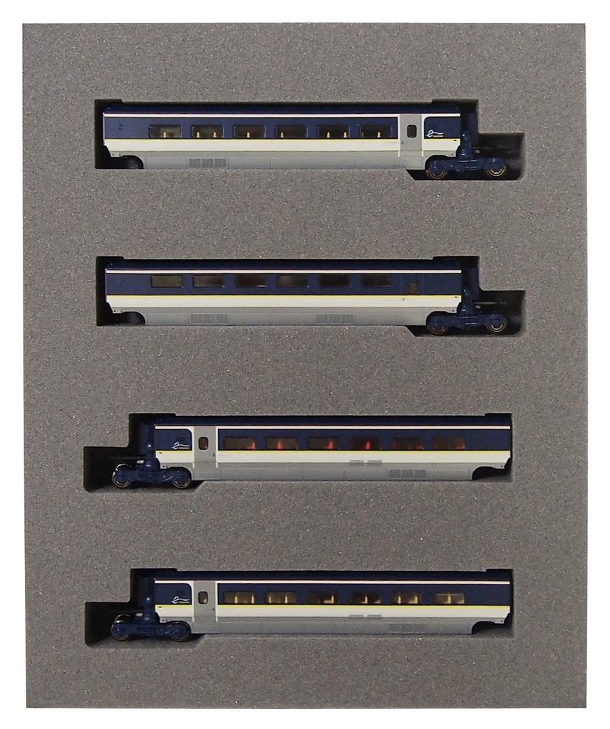 KATO N Gauge Eurostar New Paint 4-Car Set 10-1298 Railway Model Train