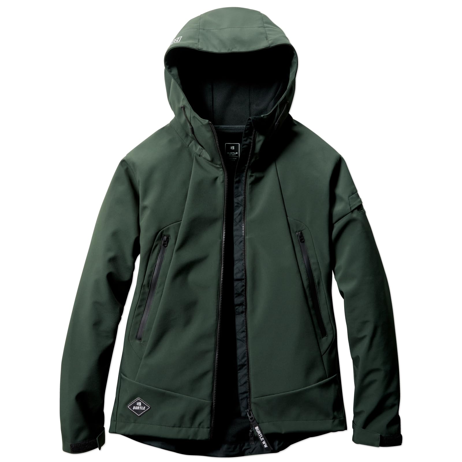 

Куртка с капюшоном Burtle 3190, ветрозащитная, водоотталкивающая, горная парка, зимняя рабочая одежда, рабочая одежда, наклейка BURTLE в комплекте, цвет Mils Green L [ProUni]