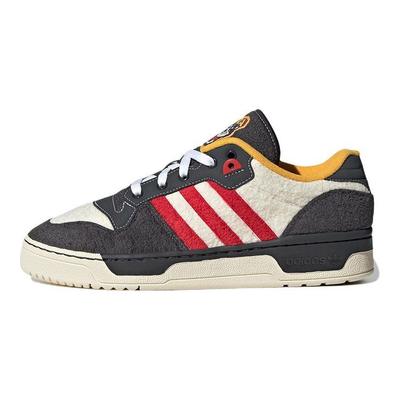 Originals Rivalry Low Casual Low-Top Sneakers Unisex Sneakers Black White Red HR0464