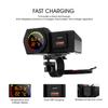 Motorcycle USB+Type-c Port Mobile Phone Charger With Temperature Voltage Display